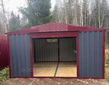 Хозблок для садовой техники и шин в комбинированной расцветке в СТ Луч, Гагаринский мун.окр, Смоленская обл.