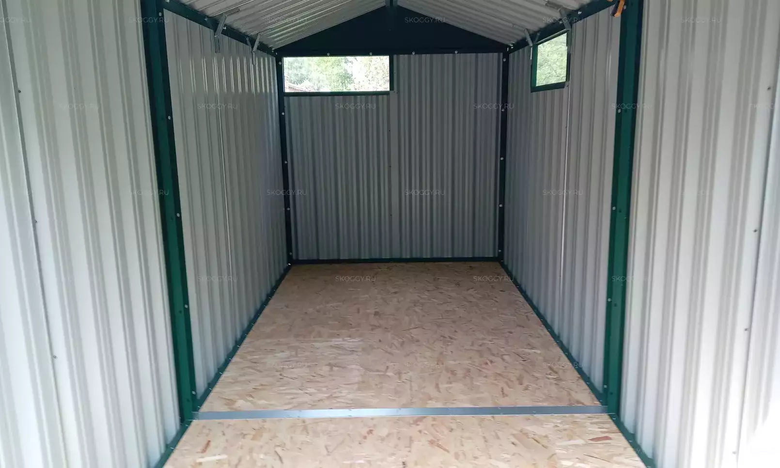Металлический хозблок SKOGGY RAL 6005